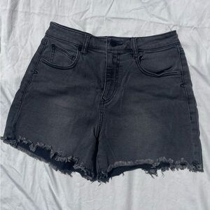 Volcom Women's Charcoal Black Denim Shorts